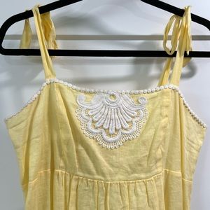 Lilly Pulitzer - Size 12 - Yellow Linen